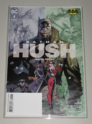 Batman Day 2022 HUSH #1 NM in MYLAR w/board 8pix Combined Shipping SUPER Packing