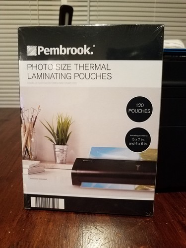 Pembrook Photo Size Thermal Laminating Pouches 120pcs. New!