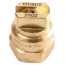 Spraying Systems VeeJet® H1/4DT Brass 2502 Flat Fan Spray Nozzle 1/4 Female NPT