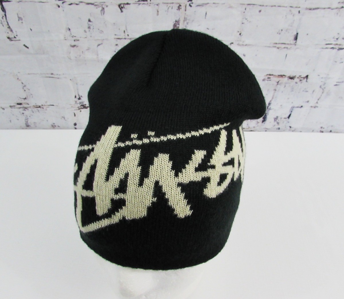Stussy Black Brushed Out Stock Skullcap Beanie | eBay