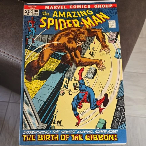 The Amazing Spider-Man #110 (1972, Marvel)  1st App of Gibbon