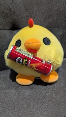 Zuru Snackles Dani Huhn Pringles Chips Kartoffelchips gelb weiches Plüschtier 5 Zoll
