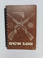 Vintage Gun Log 1972 Record Book Receipt Folders Event Schedule