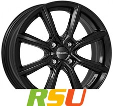 Dezent TN black 6x15" ET45 LK4 108 ML 63.4 Alufelgen 15 Zoll