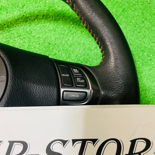 Subaru Genuine Impreza WRX STI GVB/GRB Leather Steering Wheel JDM Used - Picture 8 of 8