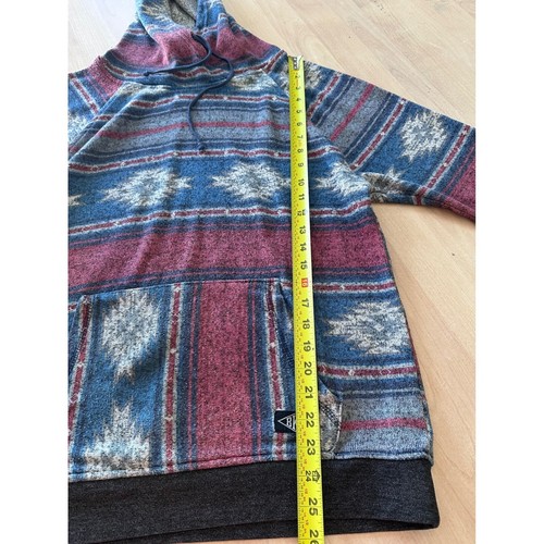 BKC Para hombres Grande Estampado Pullover Sudadera con Capucha Estilo Suroeste Acogedor Informal - Imagen 3 de 6