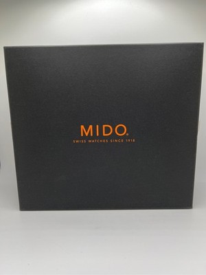 Mido Men's Swiss Automatic Multifort Orange Leather & Interchangeable Black Leat