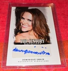 2012 LEAF POP CENTURY AUTOGRAPHED CARD OF DOMINIQUE SWAIN SIGNED CARD CLEAN!