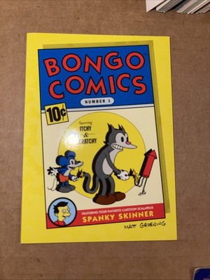 The Simpsons Rare 1993 Trading Card Bongo Comics Vintage Memorabilia Merchandise
