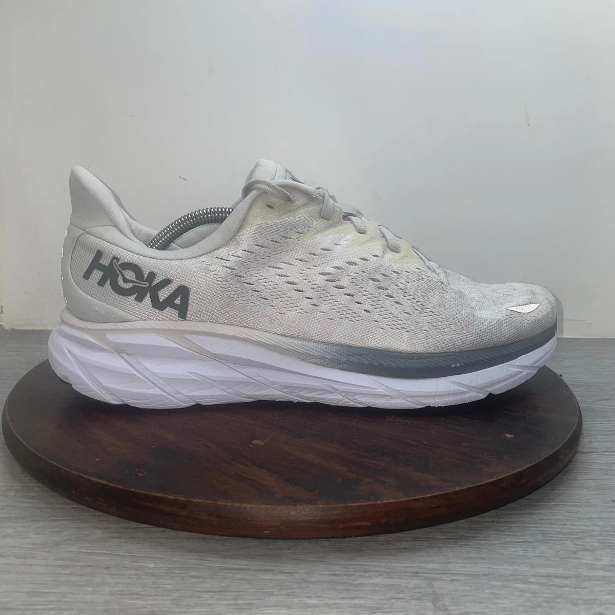 Hoka One One Clifton 8 Wide Shoes Mens Size 11.5 2E Gray Road Running Sneakers Amazon.com | HOKA ONE ONE Clifton 8 Mens Shoes Size 14  main image 3