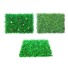 Versatile Plastic Lawn Plant Artificial Green Grass for Home Wandd
