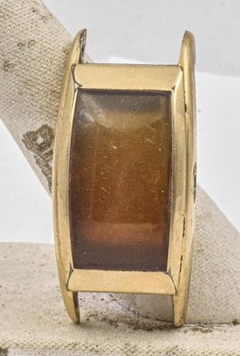 RARE Antique 1940s - 43mm Gruen CURVEX Movement Gold Filled Watch Case W/crystal