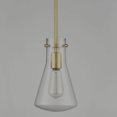DAYCENT Modern Pendant Lights Kitchen Island Gold Pendant Lighting with Clear...
