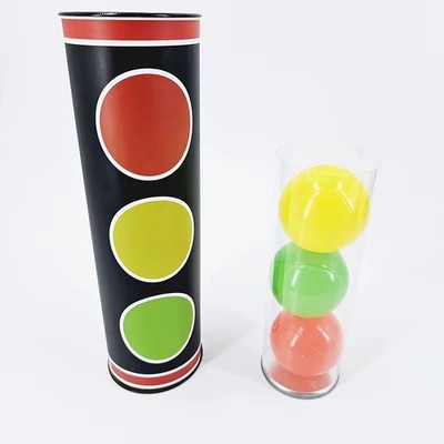 Close-Up Magic Illusion Trick with Plastic Traffic Lights Toy