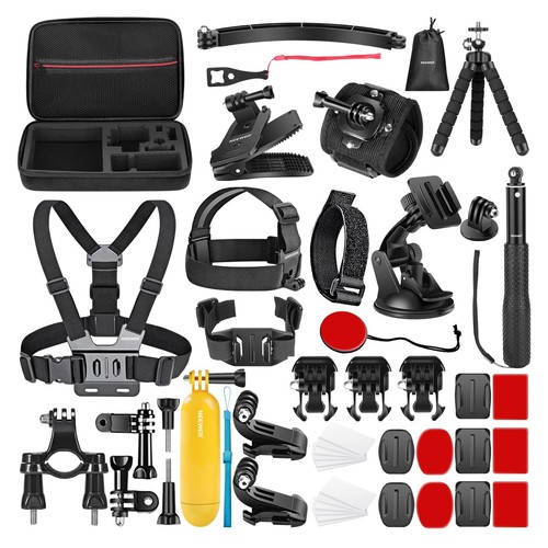 NEEWER Kit di Accessori per Action Cam 50 in 1 Compatibile con GoPro Hero 12 11 - Foto 8 di 24