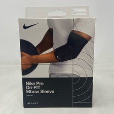 Nike Pro Dri-FIT Elbow Sleeve 3.0 Black/White - L Single