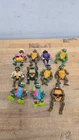 Lot Of (11) Vintage 90s Teenage Mutant Ninja Turtles Action Figures, TMNT
