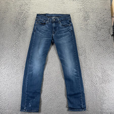 Levi's 502 Jeans Men's 29x32 Blue Cotton Denim Straight Workwear Travel Stretch