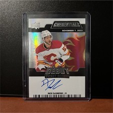 Upper Deck Credentials Debut Ticket Access Autograph Nick DeSimone Flames