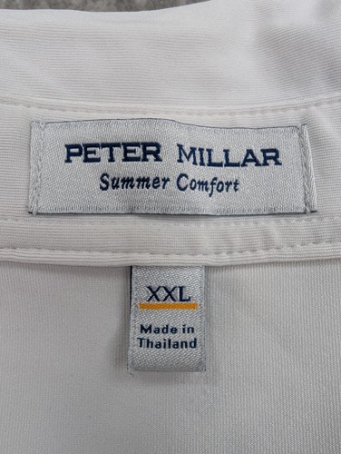 Lot of 2 Peter Millar Summer Comfort Men's Polo Shirts Size 2XL XXL Golf Stretch - Picture 2 of 18