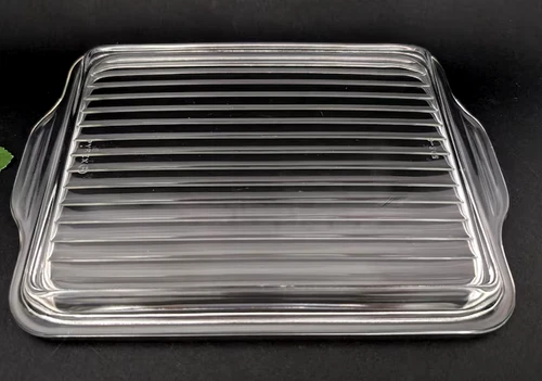 Vintage PYREX 503-C Double Ribbed Refrigerator Dish Clear Glass LID ONLY