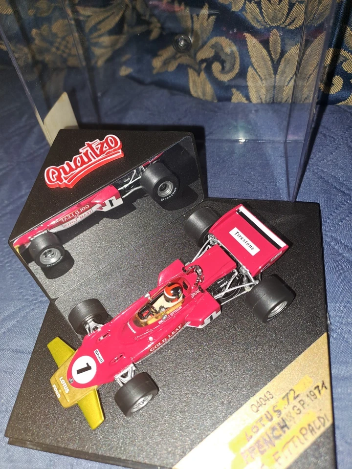 QUARTZO. LOTUS - F1 72D TEAM LOTUS N 1 FRENCH GP 1971 E.FITTIPALDI 1/43 - Immagine 2 di 3