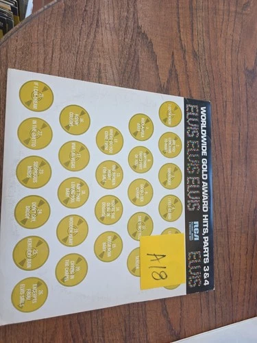 Elvis Presley 2 LP - Worldwide Gold Award Hits Parts 3 & 4 - RCA R214657 Lot A18