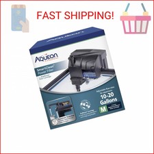 Aqueon SmartClean Power Filter with EcoRenew Filter Cartridge, Quick and Easy Wa