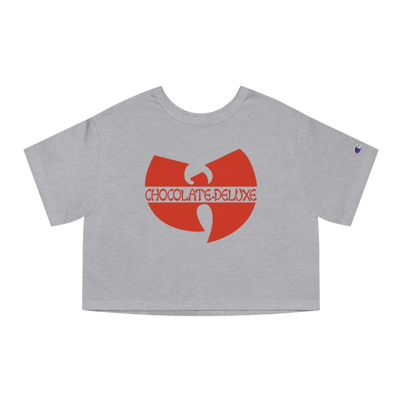 ICE CREAM wu tang clan Champion Women's Cropped Tee 36 Chambers Chocolate Deluxe