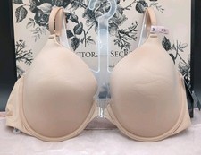 Victoria Secret Lightly Lined Front Close Full Coverage Bra Size 40C Marzipan