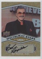 2009 Upper Deck Spectrum Spectrum of Stars Burt Reynolds #BU Auto 0c3