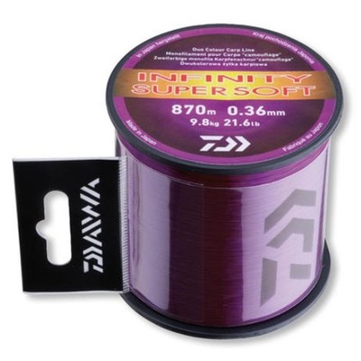 Daiwa Infinity Super Soft 0,27mm / 5,8Kg / 1350m MP Monofilschnur Karpfenschnur