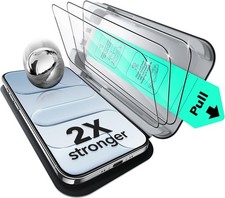 3 Pack for iPhone Air Screen Protector, Military-Grade, 9H Hardness, Full Covera