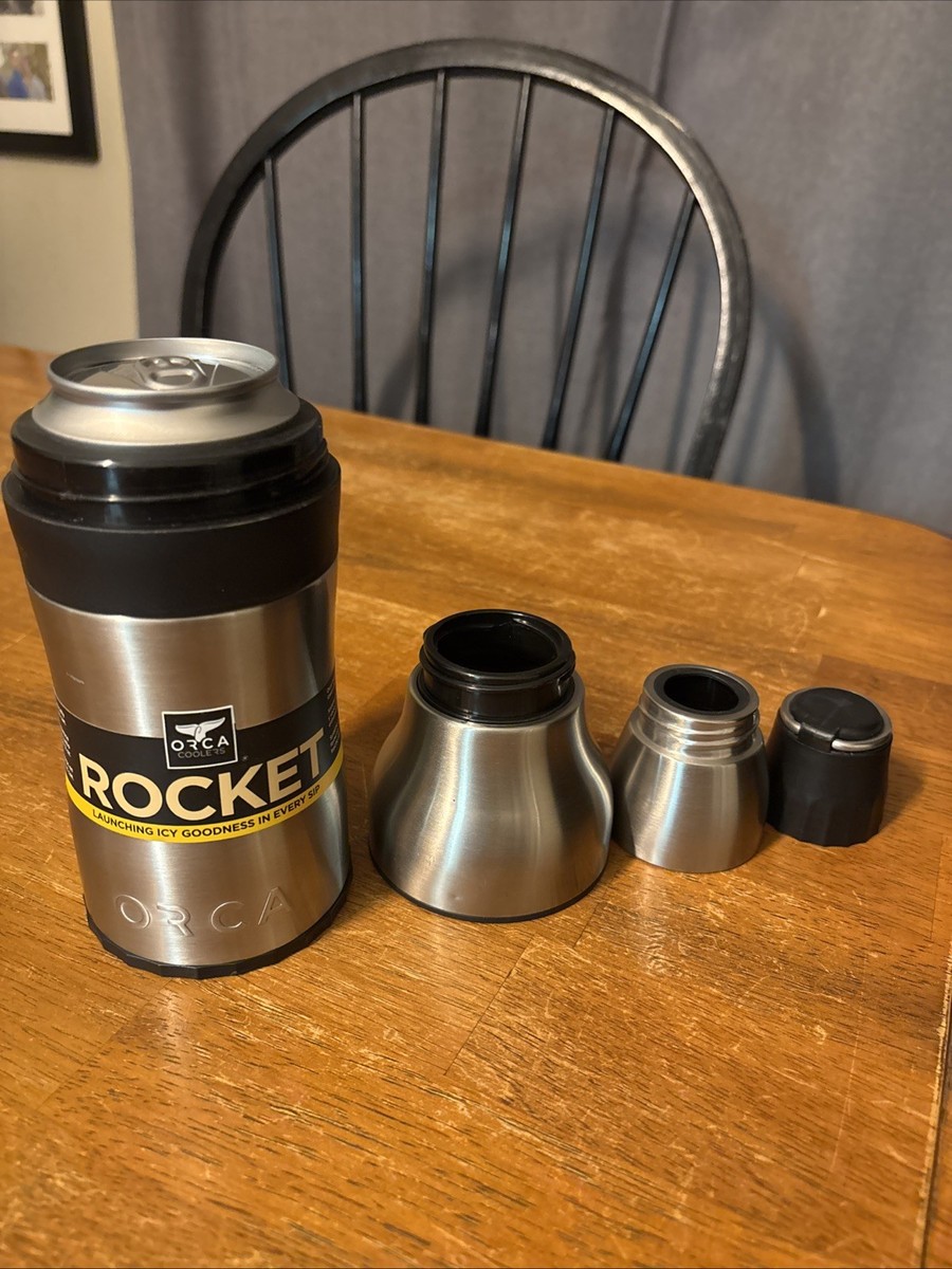 ORCA Rocket Bottle & Can Holder Double Walled Vacuum Sealed Cooler