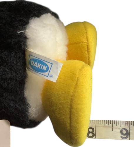 Vtg 1985 Dakin Snowshoe Penguin Plush Toy Holiday Collectible 8" 31-1211 Has TAG - Picture 7 of 7