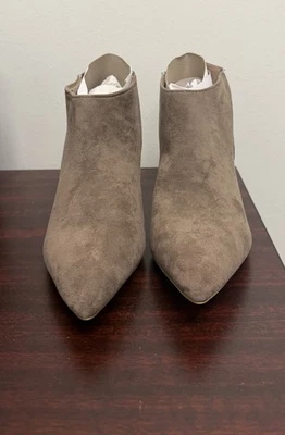 Unilady Women’s Suede Taupe Ankle Boots 9 - Image 1 of 4
