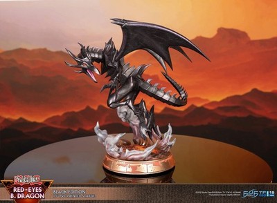 Yu-Gi-Oh! PVC Statue Red-Eyes B. Dragon Schwarze Farbe First4Figure