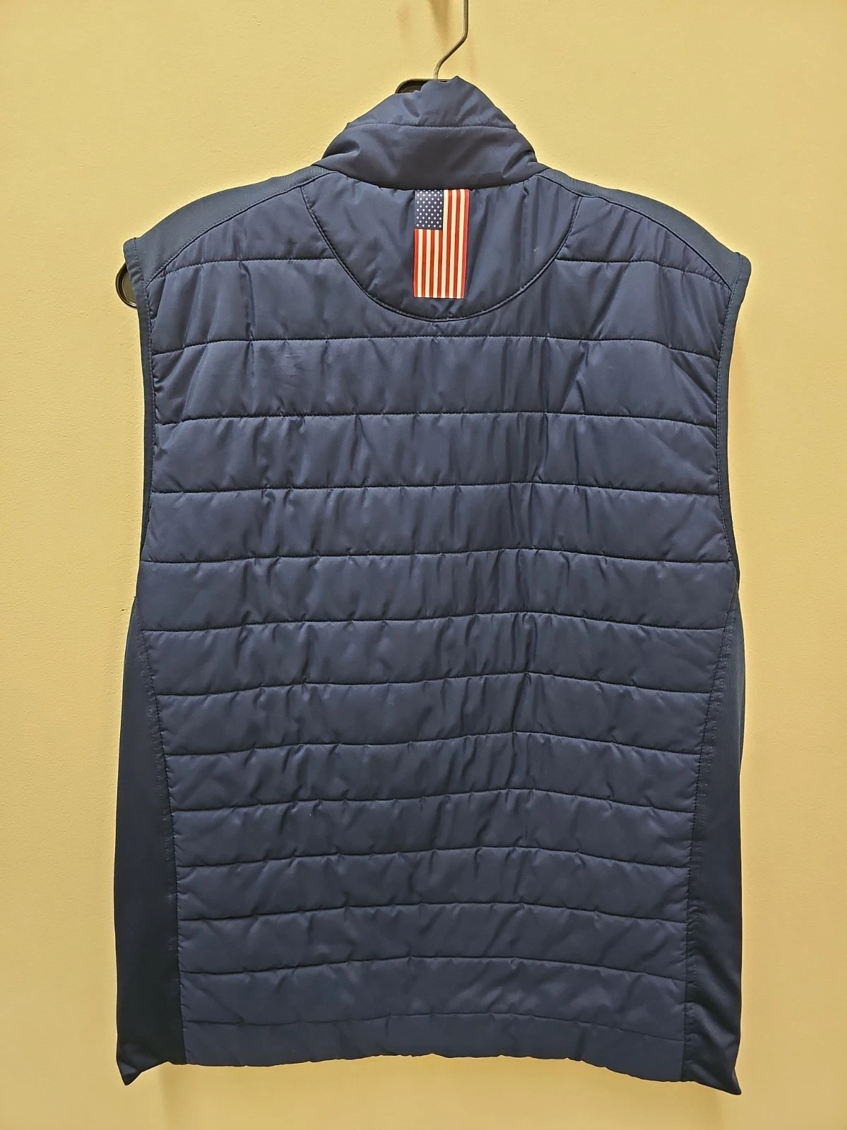 Rhoback Quilted Performance Vest Mens Large Navy Blue Golf Outerwear Gorpcore image 5