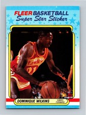 Dominique Wilkins #11 Prices | 1988 Fleer Sticker | Basketball Cards