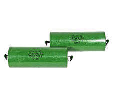 0.47uF 750 V SOVIET HYBRID PAPER IN OIL AUDIO CAPACITORS K75-10 NEW QTY-2