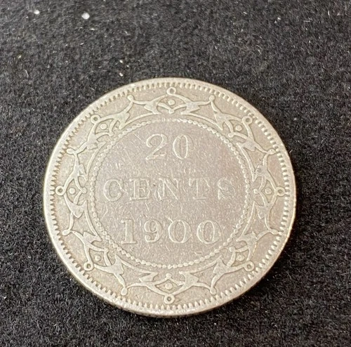 1900 Newfoundland 20 Cents — photo from the most recent tracked eBay sale