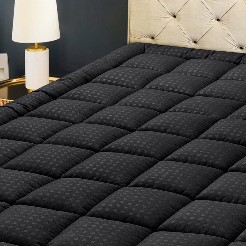 Queen Quilted Cooling Pillow Top Mattress Pad