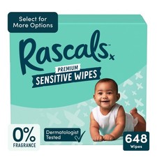 Premium Sensitive Alcohol Free Baby Wipes 648 Count