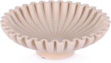 9.5" Lar Decorative Bowl - Soped Pstal Bowls for Home Decor, Key