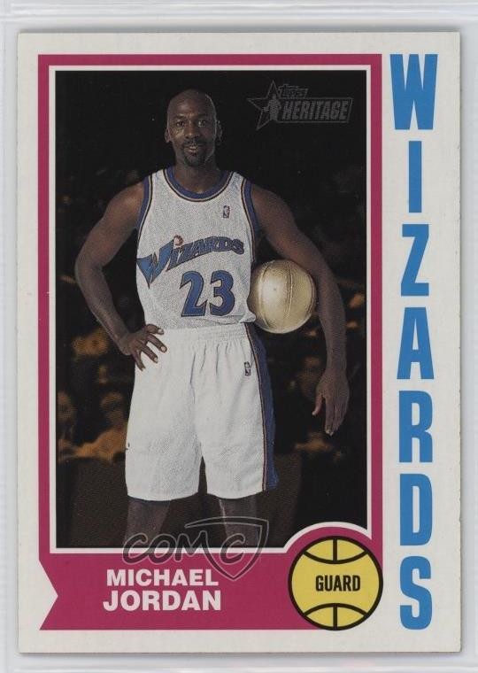 2001-02 Topps Heritage Michael Jordan #264 HOF 05v0
