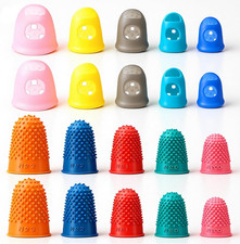 20 Pcs Rubber Finger Tips, Reusable Finger Protectors Small Fingers Covers Pa...