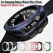 Rugged Hard PC Case Cover Watch Frame Bumper for Samsung Galaxy Watch Ultra 47mm