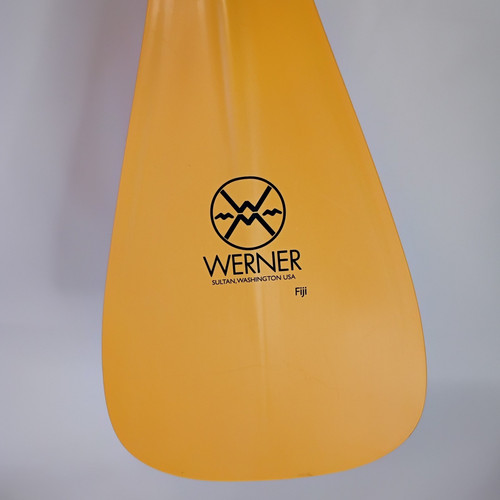 Werner Fiji Adjustable SUP Paddle Yellow 2-Piece Stand Up Paddleboard USA Made