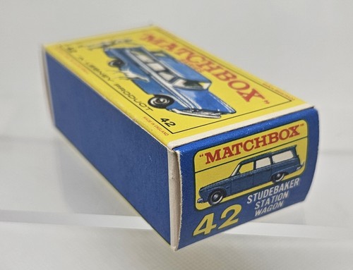 Vintage 1966 Matchbox Lesney #42 STUDEBAKER STATION WAGON : with Box - Nice !! - Picture 9 of 9