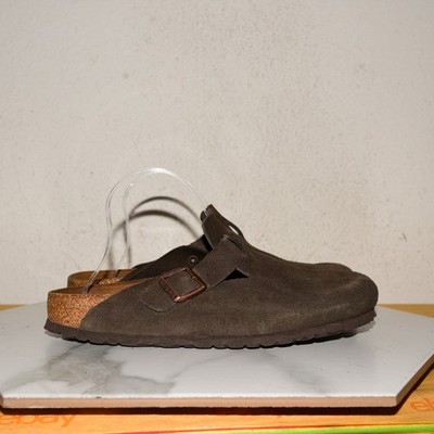 Birkenstock Boston Suede Sandal Soft Footbed Men 43 N